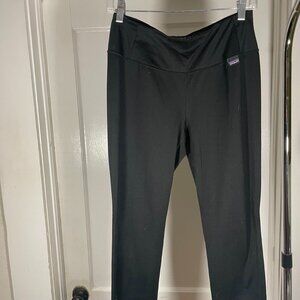 Patagonia Women's Capilene Midweight Bottoms Pants Baselayer Black Size M
